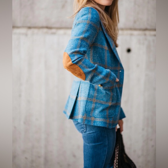 SMYTHE Women's Patch Pocket Duchess Blazer size 6 - Picture 6 of 17